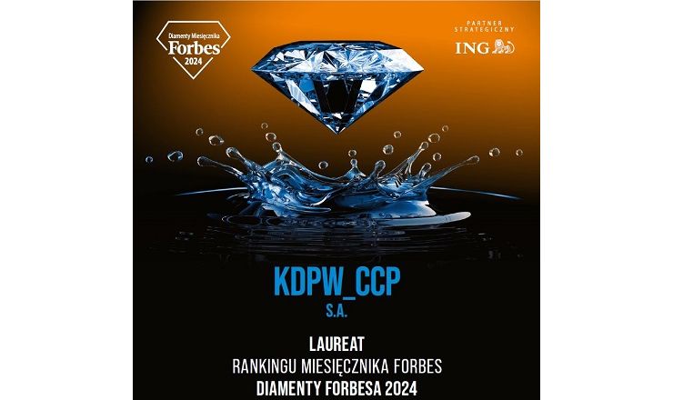 Clearing House KDPW_CCP Awarded Forbes Diamond 2024 - KDPW_CCP